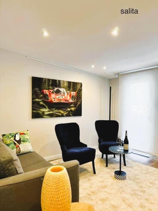 Montaltino 4 - Con Garaje - Centrico, Cuidado, Acogedor - Cerca Playas Appartement A Coruña Kamer foto
