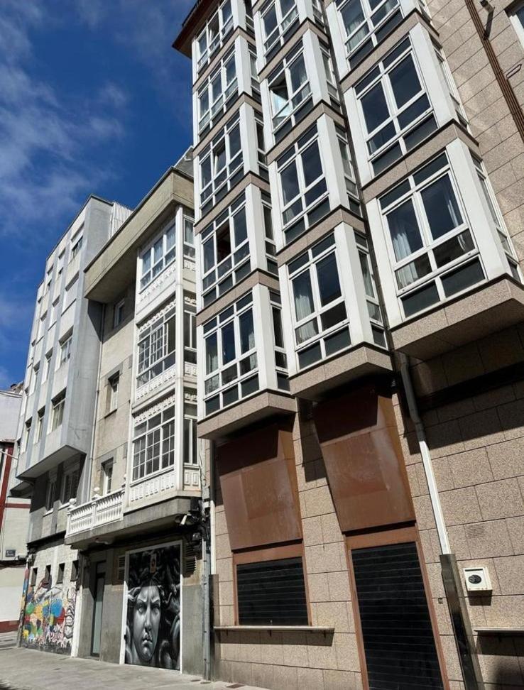 Montaltino 4 - Con Garaje - Centrico, Cuidado, Acogedor - Cerca Playas Appartement A Coruña Buitenkant foto